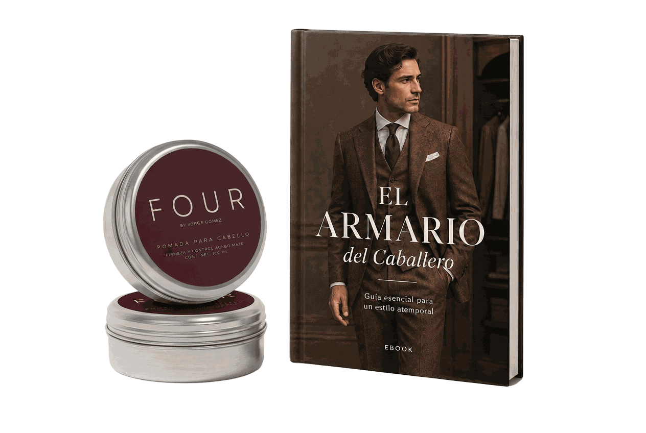 Bundle exclusivo Pomada FOUR más Ebook El Armario del Caballero